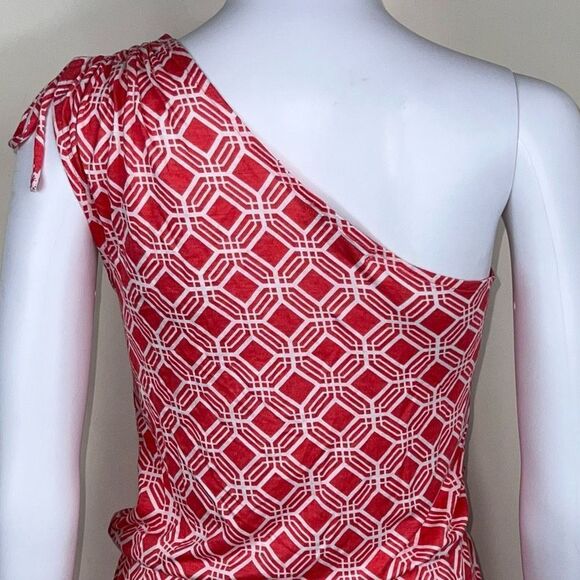 Banana Republic One Shoulder Drawstring Waist Casual Dress - Picture 10 of 12